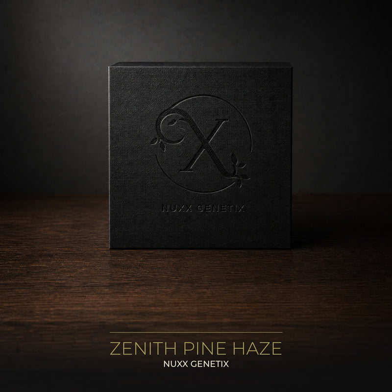 NUXX Zenith Pine Haze – Autoflower Cannabissamen, NUXX Genetix Verpackung